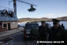 Chorvtsky nelnk Generlneho tbu OS Chorvtskej republiky na nvteve v ڊZV Le